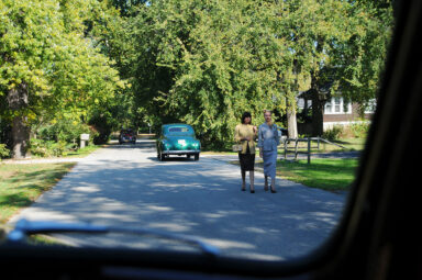 Walking in the 1940s Original Photo