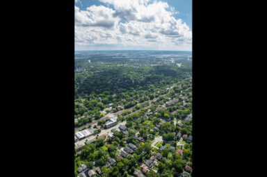 Aerial View of Herrick and Delaplaine